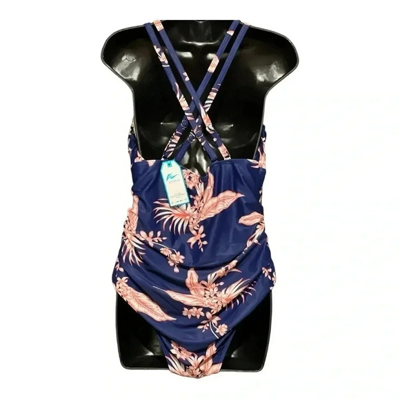 YOU DI AN Tropical One PieceSwimsuit Size XL - Picture 5 of 9